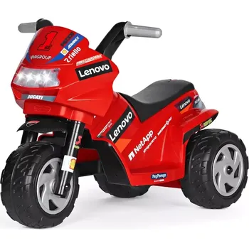 Dětské vozidlo Ducati Mini EVO 6V s olověnou baterií (Peg Perego jednomístná tříkolka)
