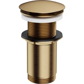 Sifon OMNIRES A716BR - Umyvadlová výpusť CLICK-CLACK pr. 6,6 cm kartáčovaná bronzová