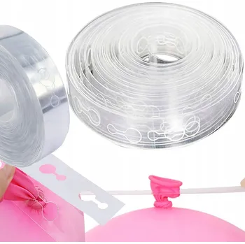 Balónek Páska na balónky pro girlandy, upevnění dekorací a balónkových oblouků, montáž 5 m