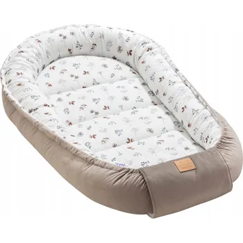 Zavinovačka JUKKI VELKÝ DĚTSKÝ KOKON XXL ZAVINOVAČKA 65x120CM MUŠELÍN BAVLNA SAMET