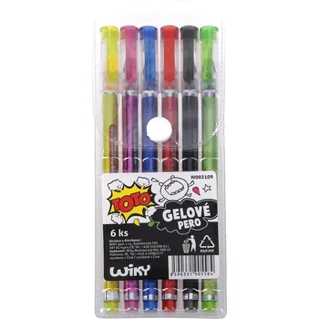 Gelové pero sada 6 ks
