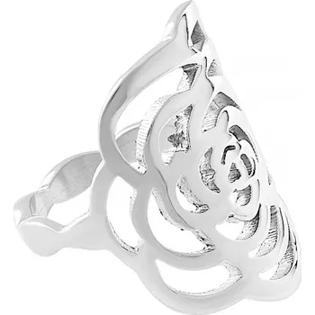 Prsten Nerezový prsten 6261 (velikost 52) - stříbrné barvy - SRI.6261.. size52