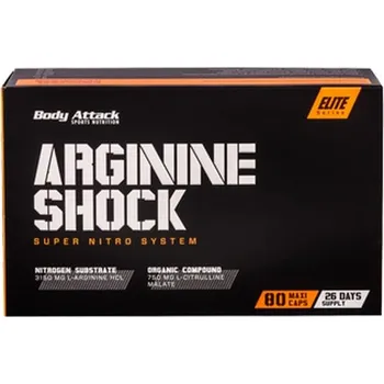 Aminokyselina Body Attack Arginine Shock 80 kapslí