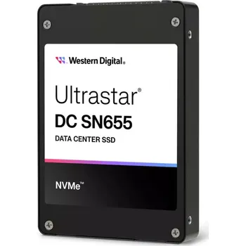 SSD disk Sandisk Ultrastar DC SN655 2.5" 15360 GB PCI Gen4, NVMe 1.4b, ISE