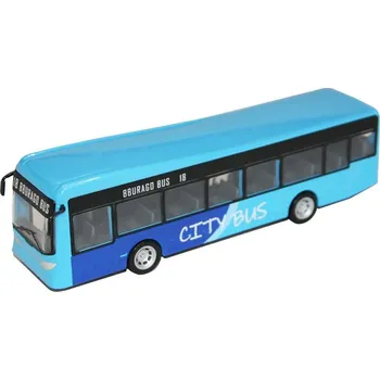 autíčko Bburago Bburago City Bus modrý