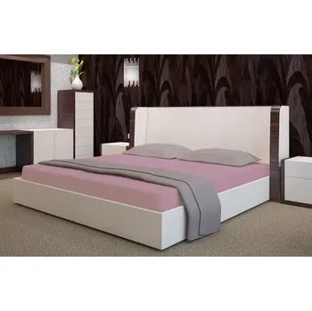 Prostěradlo Froté prostěradlo s gumou - pudrově růžové Šírka: 90 cm | Dĺžka: 200 cm