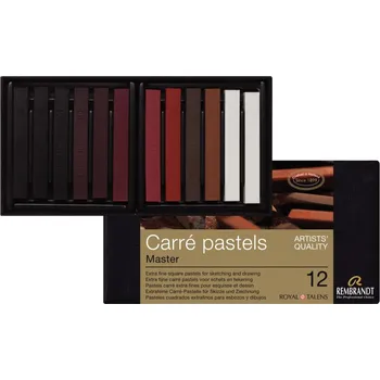 Speciální výtvarná barva Sada Carré pastelů Rembrandt Master - 12 ks