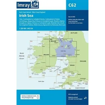 Cizojazyčná kniha Imray Chart C62 - Imray