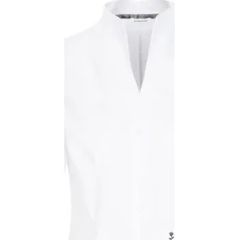 Pánská košile Seidensticker Halenka Chalice Blouse Slim LSL, popelínová, dlouhý rukáv, dámská COT781182001xi-white Bílá 40