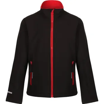 Regatta Professional Bunda Ablaze TRA 732, softshellová, dětská COT36A732y2896-black/class Černá/červená 11-12