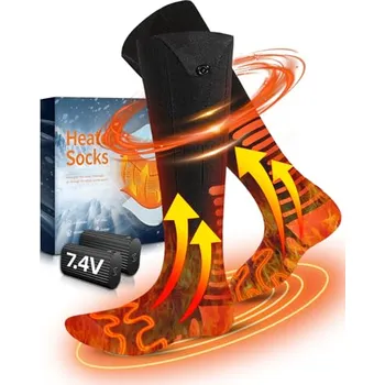 pracovní ponožka 2024 Upgraded Heated Socks, Eventek 7.4V Rechargeable Heated Socks for Men Women, 360° Heating Electric Socks with 3 Levels Heat X001UKCV1N
