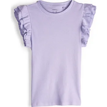 Dívčí tričko GATE Žebrované tričko s volánky 7Y 425-0143/680