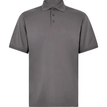 Pánské tričko Kustom Kit Polokošile Superwash KK 412, žerzejová, krátký rukáv COT430412aeu02-charcoal so M Charcoal solid