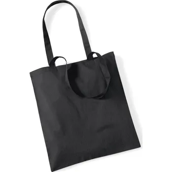Nákupní taška Westford Mill Taška Bag for Life W101, bavlněná, 10l COT50010100299-black Černá UNI