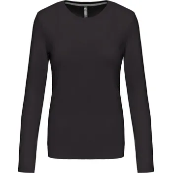 pracovní tričko Kariban Tričko K383, dlouhý rukáv, dámské COT20K38367002-dark grey M Šedá tmavá