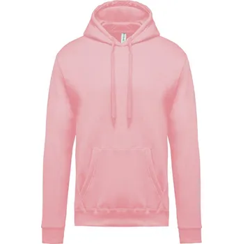 pracovní mikina Kariban Mikina Kariban K476 s kapucí, pánská COT20K47613513-pale pink 3XL Růžová pale