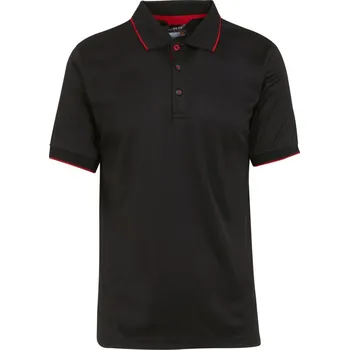 Pánské tričko Regatta Professional Polokošile Navigate TRS264, krátký rukáv COT36S264y2813-black/class 3XL Černá/červená