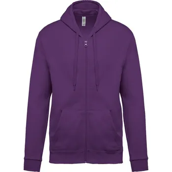 pracovní mikina Kariban Mikina Kariban K479 s kapucí na zip COT20K47935013-purple 3XL Purpurová