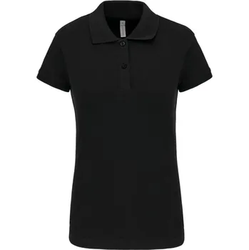 Pánské tričko Kariban Polokošile Kariban Brooke K240, elastické, krátký rukáv, dámská COT20K24000204-black XL Černá
