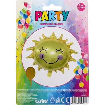 Balónek Balónek nafukovací - tvar SLUNCE 67x68 cm