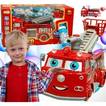 autíčko Hasičské auto na výrobu bublin hračka do vany