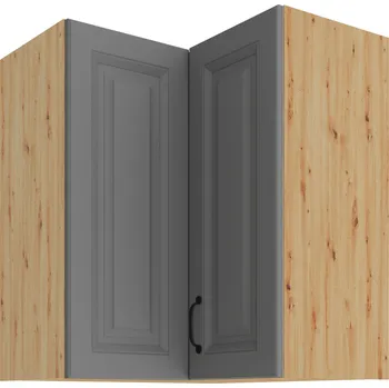Stolarz-Lempert Kuchyňská skříňka Stilo DustGRAR - horní rohová 60x60 GN-72 2F (°90), Dust Grey + Artisan