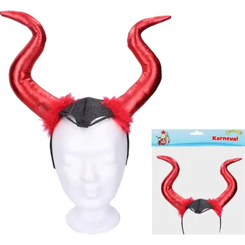 Karnevalová maska Čelenka s rohy