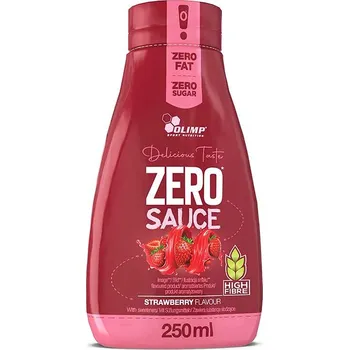 Fitness strava Olimp Zero Sauce 250ml Jahoda