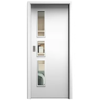 Interiérové dveře SAPELI ELEGANT KOMFORT M33 - CPL LAMINÁT - POSUVNÉ DVEŘE VČ. ZÁRUBNĚ - Bílá hladká Průchozí šířka (cm): 70, Průchozí výška (cm): 197, Typ skla: Čiré sklo