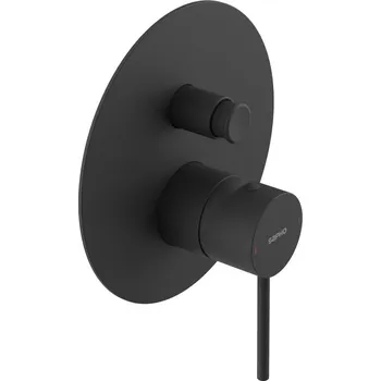 Sapho Ultramix Podomítková sprchová baterie, 2 výstupy, černá mat, UT042B