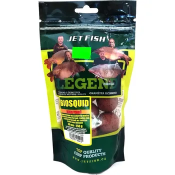 Boilies JET FISH - Boilie LEGEND extra tvrdé 30mm 250g - Seafood + A.C. švestka/česnek
