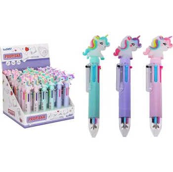 Pero s ozdobou vícebarevné (6barev) Jednorožec