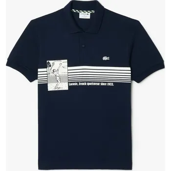 Pánské tričko Tričko Lacoste Blue 1087743 M