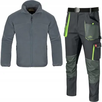 Pracovní obuv ELASTICKÉ pracovní kalhoty SOUPRAVA BOZP STRETCH spandex POLAR 62