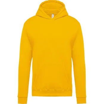 Chlapecké kalhoty Kariban Mikina Kariban K477 s kapucí, dětská COT20K477200w0-yellow Žlutá 4-6