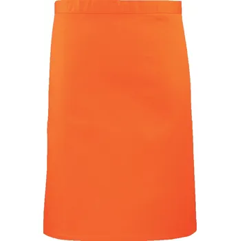 Pracovní zástěra Premier Zástěra Colours PR 151 do pasu, krátká COT39015123599-orange Oranžová UNI