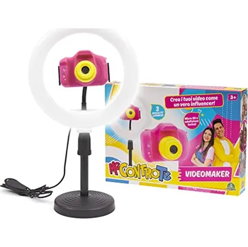 Digitální kompakt Giochi Preziosi Me Contro Te Studio Maker, dětský digitální fotoaparát s nastavitelnou výškou stativu, pro dívky 4-8 let, 2palco 8056379137580