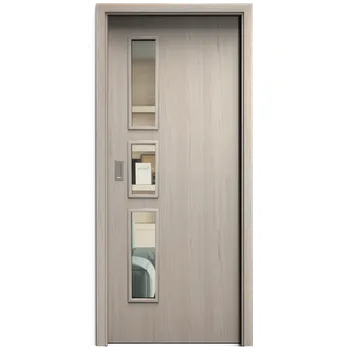 Interiérové dveře SAPELI ELEGANT KOMFORT M33 - CPL LAMINÁT - POSUVNÉ DVEŘE VČ. ZÁRUBNĚ - Borovice bílá Průchozí šířka (cm): 120, Průchozí výška (cm): 210, Typ skla: Čiré sklo