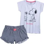 Dívčí pyžamo SNOOPY FRIENDS bílé Velikost: 158