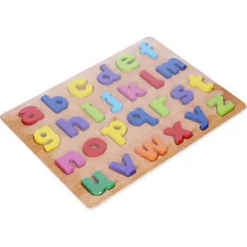 Dřevěná hračka Vkládačka dřevěná abeceda 30x22,5 cm