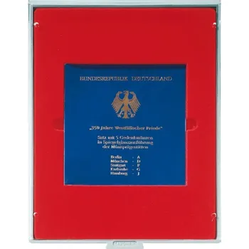 Sběratelství Lindner 1 pole 150 x 150 mm Barva: Červená