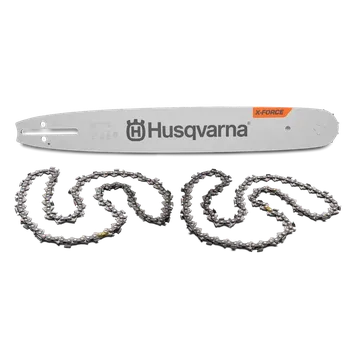 Pilová lišta Husqvarna 1x lišta X-Force 15&quot;, 325&quot;,1,3mm+2xřetěz C33 64 čl. výhodný set