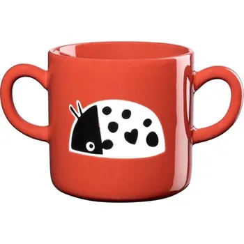 Hrneček Asa BUDDIES, červený s beruškou