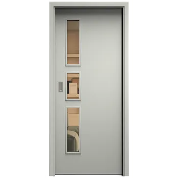 Stavební výplň SAPELI ELEGANT KOMFORT M33 - CPL LAMINÁT - POSUVNÉ DVEŘE VČ. ZÁRUBNĚ - Šedá Průchozí šířka (cm): 60, Průchozí výška (cm): 197, Typ skla: Planibel bronz