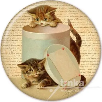 Kosmetické zrcátko Zrcátko Dvě kočičky NB