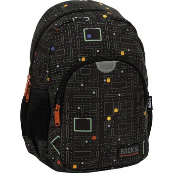 Školní batoh Školní batoh Back Up s více přihrádkami, černý, 18 l