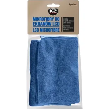 Autokosmetika K2 LCD MICROFIBRE - Mikrovlákno pro LCD obrazovky 5 ks