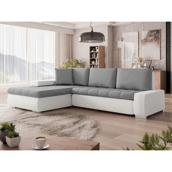 Sedací souprava Rohová sedací souprava Herkules Mini, Potah: ekokůže Soft 017 (bílá) + Soul 17 MIRJAN 5903211400209