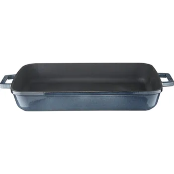 Pánev Pekáč LAVA METAL Litinový pekáč 26x40 cm - šedá majolika