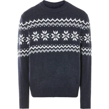 Pánský svetr LIVERGY® Pánský pletený svetr (navy modrá / bílá, L(52/54))